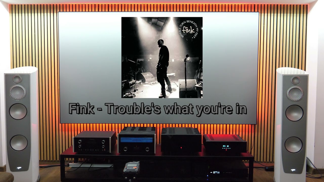 Fink  -  Trouble's what you're in.  Paradigm Persona 9H, Gryphon Essence, Rel no. 31, dCS Bartók