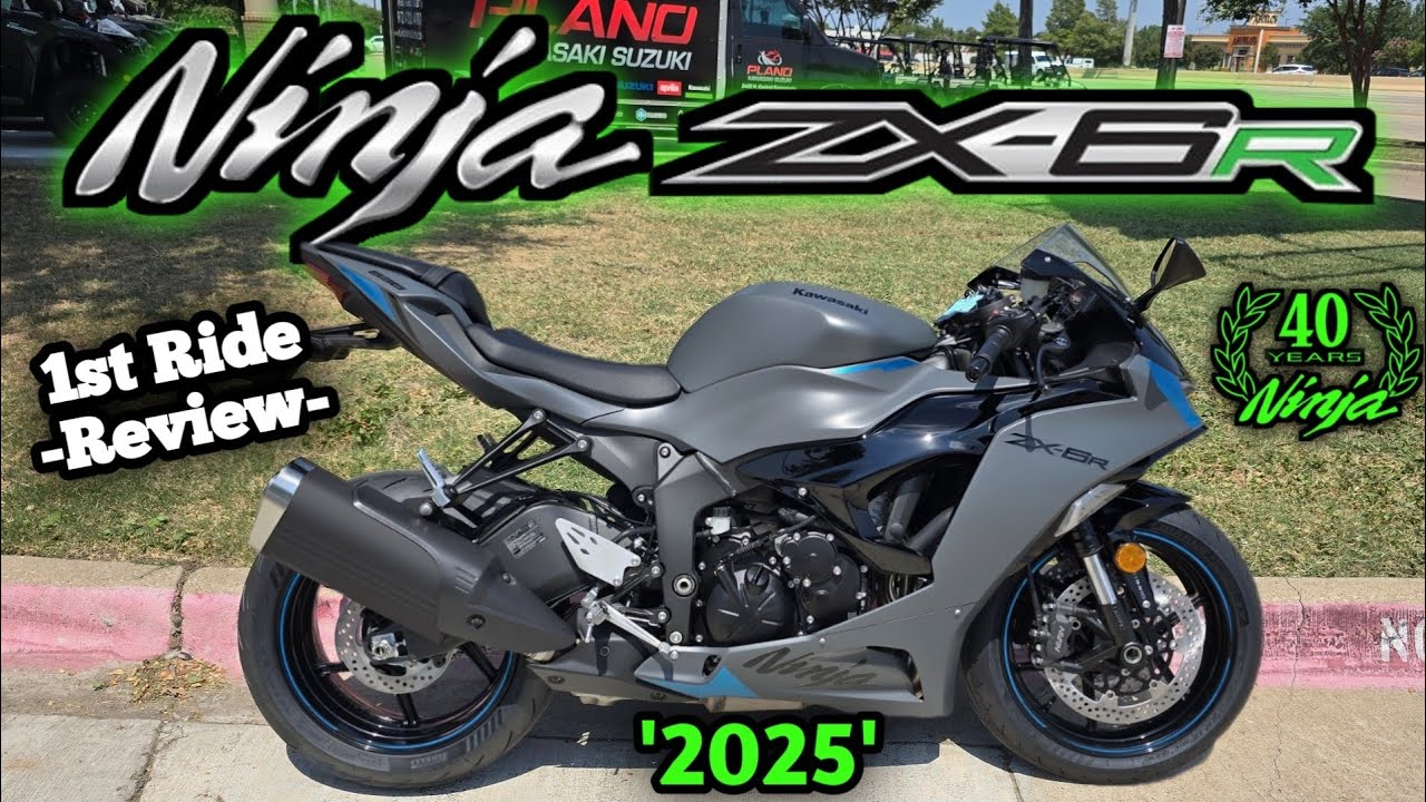 Обзор и поездка на Kawasaki Ninja ZX6R 2025 года | Узнайте, почему он такой невероятно быстрый