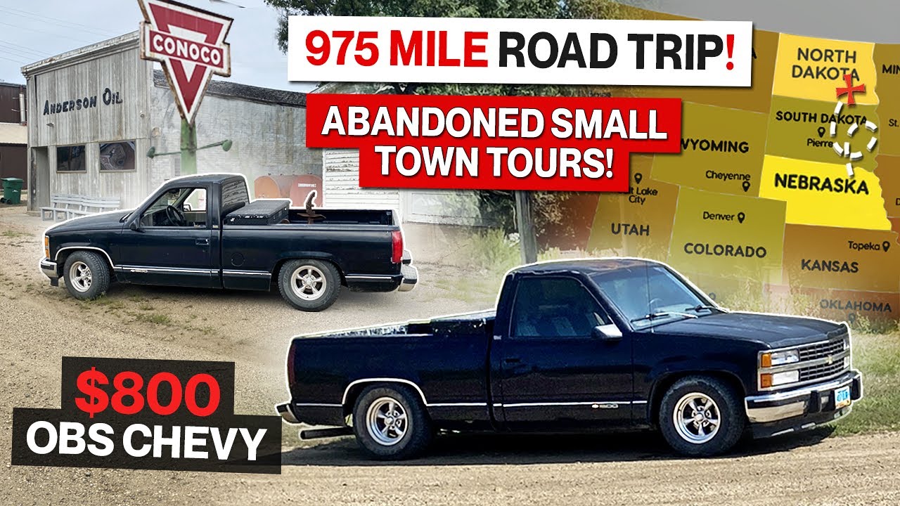 900 Mile OBS Chevy Road Trip Across South Dakota and Nebraska! Big Fun on a Small Budget!