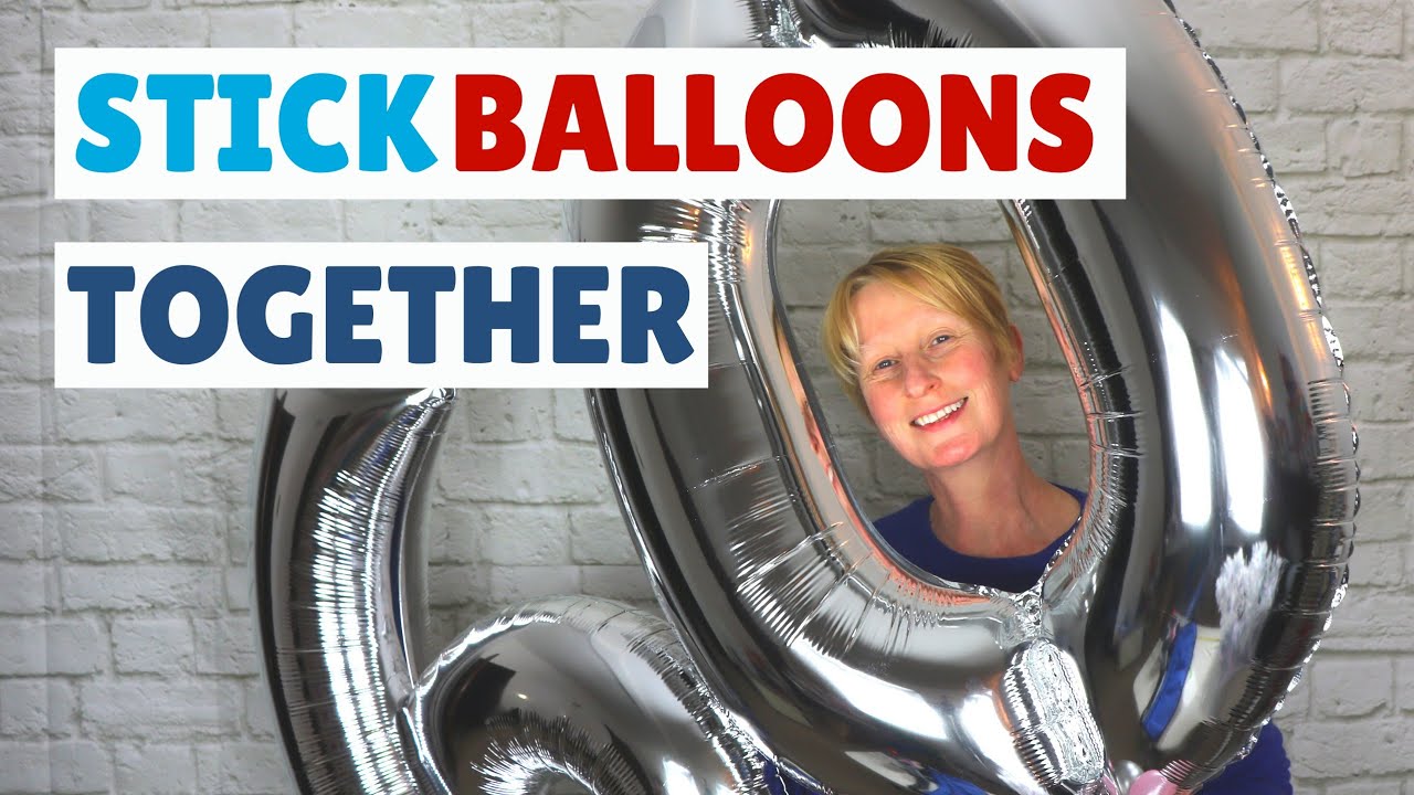 🎈 How to Stick Foil Balloons Together 🎈 How to Glue Foil Balloons Together 🎈