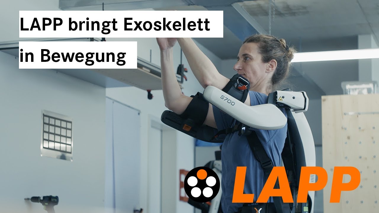 LAPP bringt Exoskelett in Bewegung