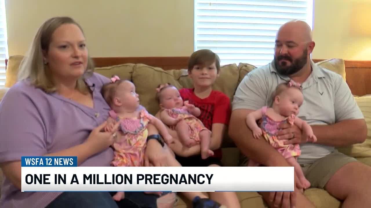 Deatsville woman gives birth to identical triplets