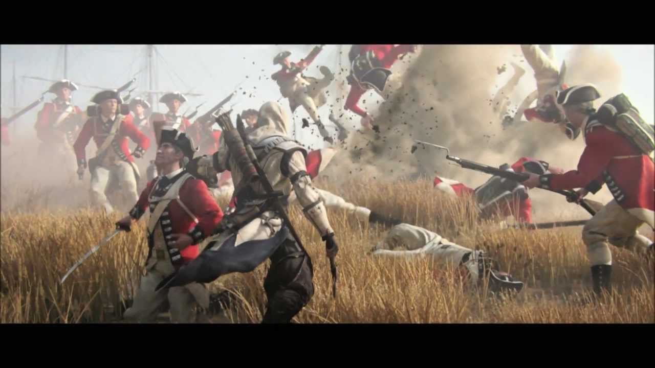 Assassin's Creed III - E3 2012 Cinematic Trailer - John Adams (HBO) theme