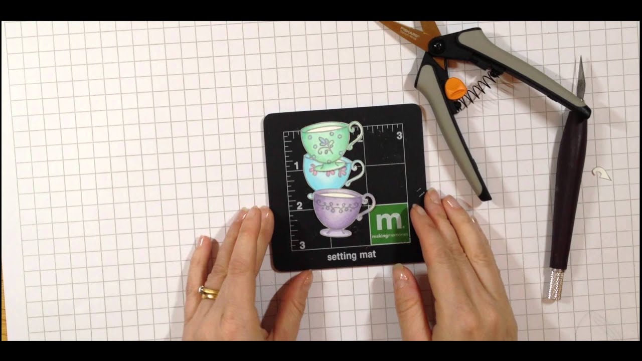 Tea Time: Stamping and Copic Coloring with Avery Elle Stamps