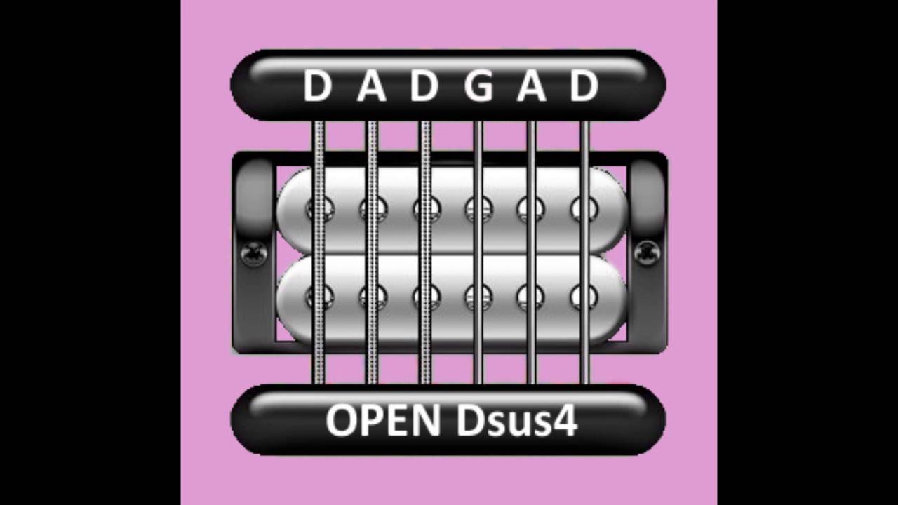 Perfect Guitar Tuner (Open Dsus4 = D A D G A D)