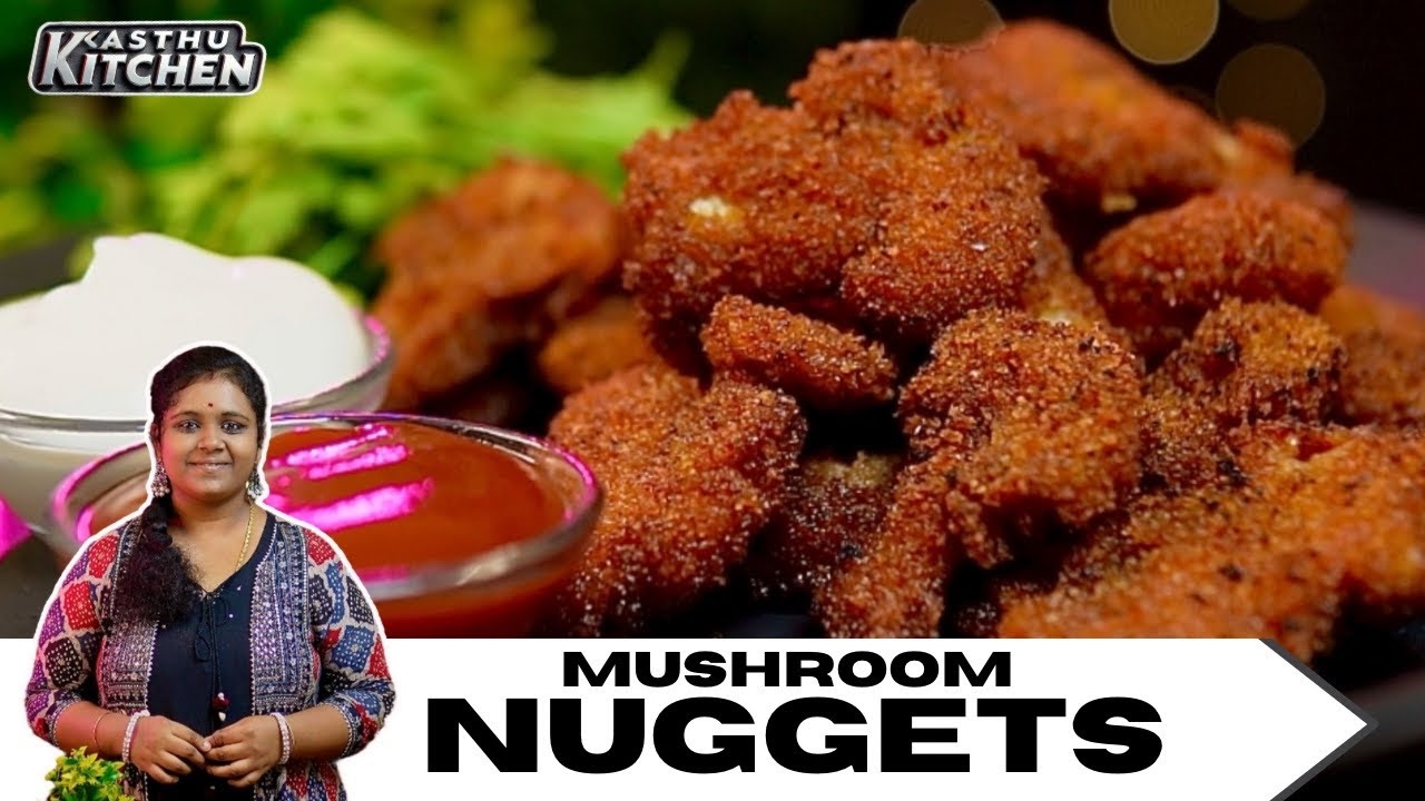 ♨️ Moru Morunu Kalan Vachu Do This 🤤 | Mushroom nuggets | evening snacks recipe #nuggets