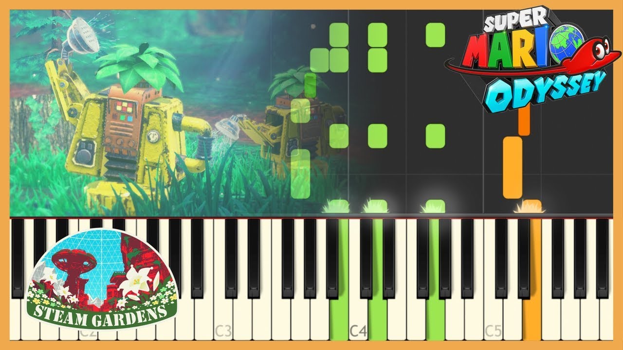 Wooded Kingdom (Steam Gardens) | Super Mario Odyssey | Piano Cover (+ Sheet Music)