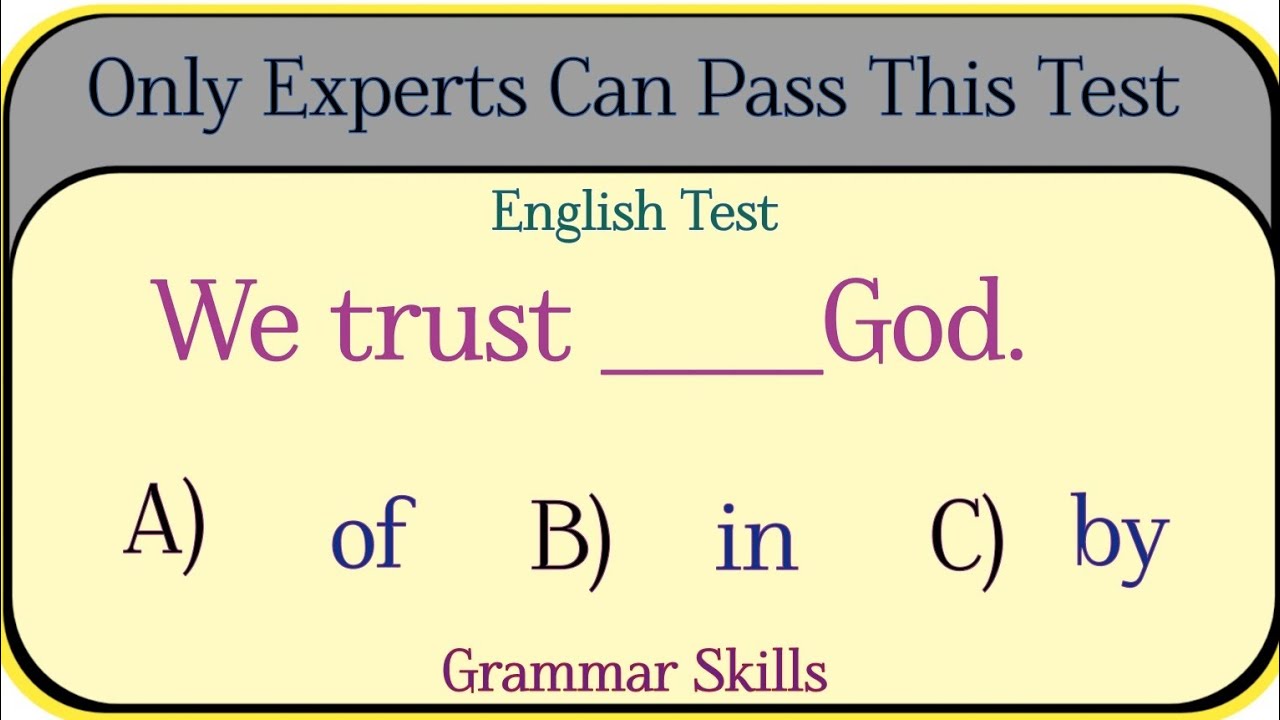 Mixed Grammar Test ✨ Only Experts Can Pass This Test 