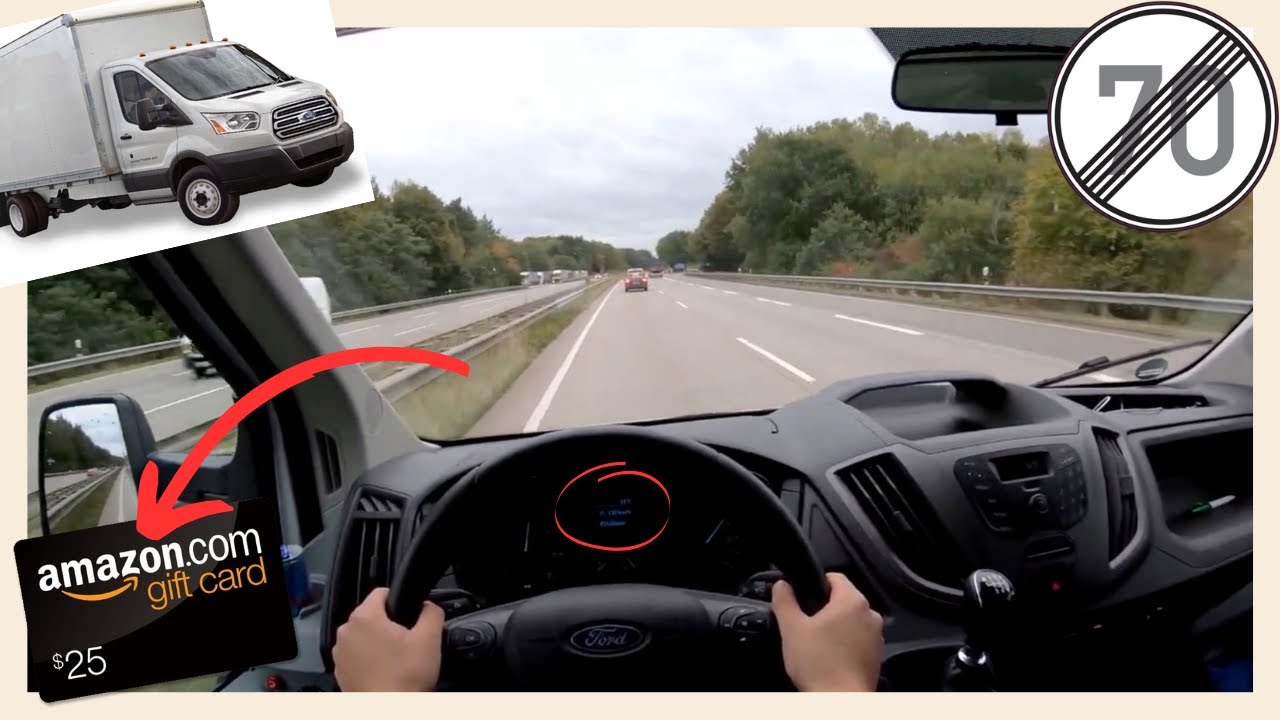 Ford Transit 131HP Box Truck TOP SPEED | Amazon Gift Card | by AutobahnPOV