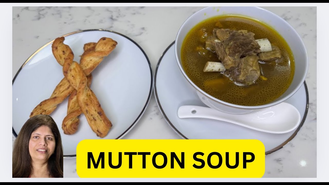 How To Make Mutton Soup Without Oil / Quick And Easy Recipe / No Oil No Butter