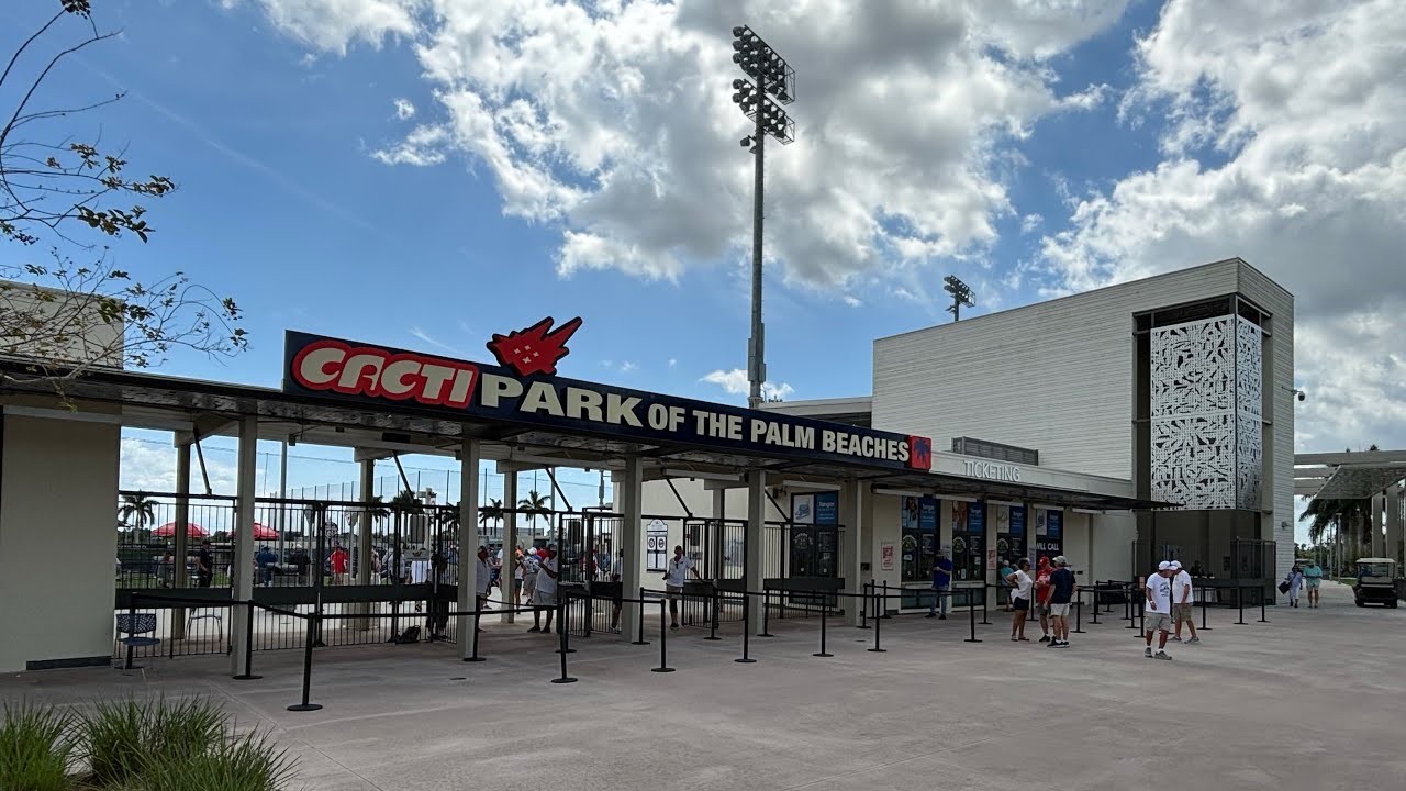 Baseball & Beaches!  - Cacti Park at the Palm Beaches - Astros & Nationals Spring Training