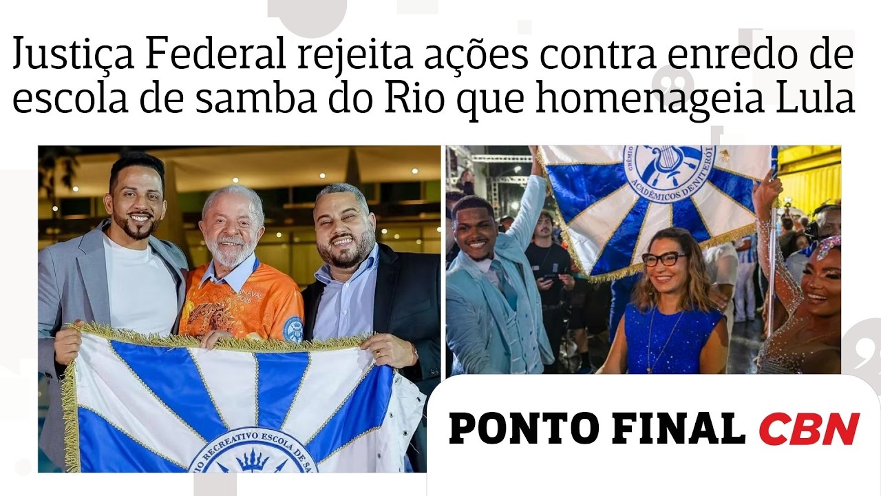 Justiça Federal rejeita ações contra enredo de escola de samba do Rio que homenageia Lula