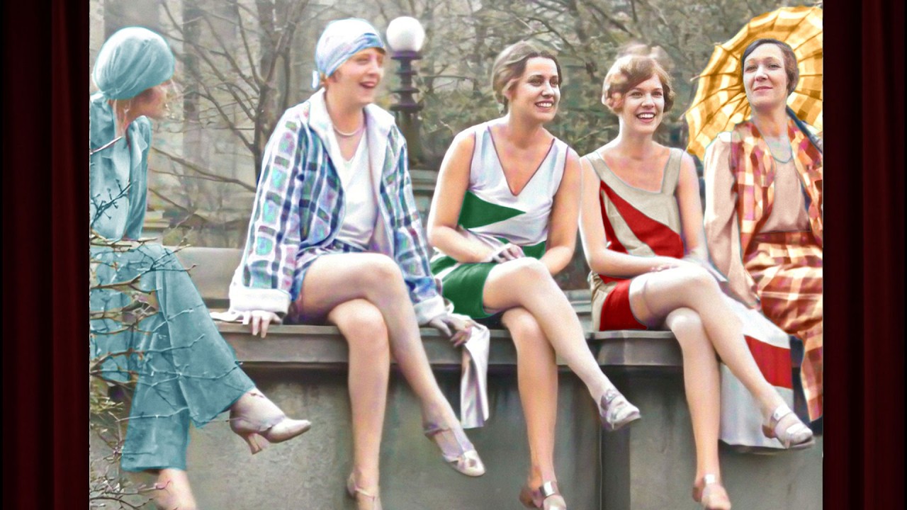 1920s Fashion Film c. 1929:  Restored to Amazing Life