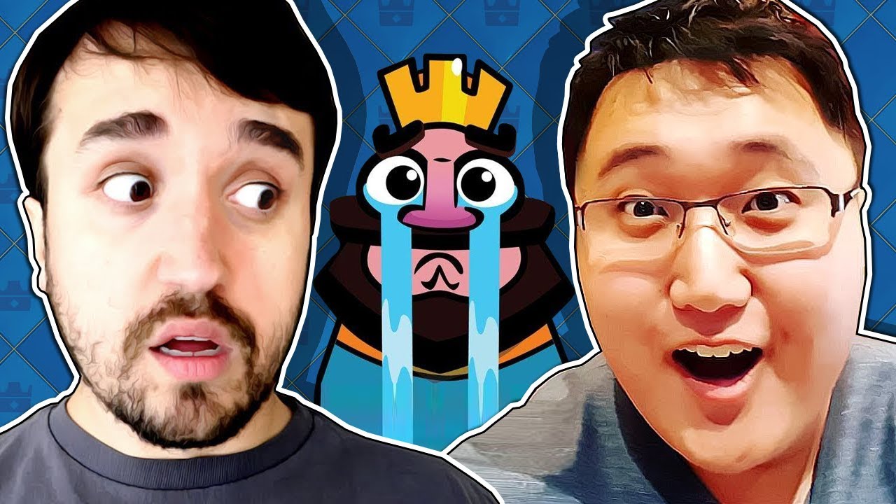 x1 LEON vs JEFF no Clash Royale!!