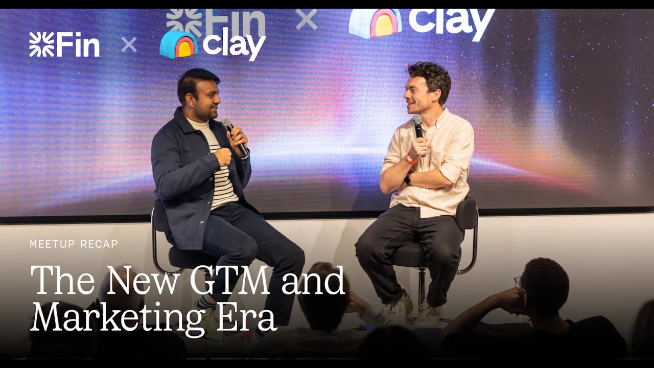 Fin x Clay meetup: The New GTM and Marketing Era | London | December 2025
