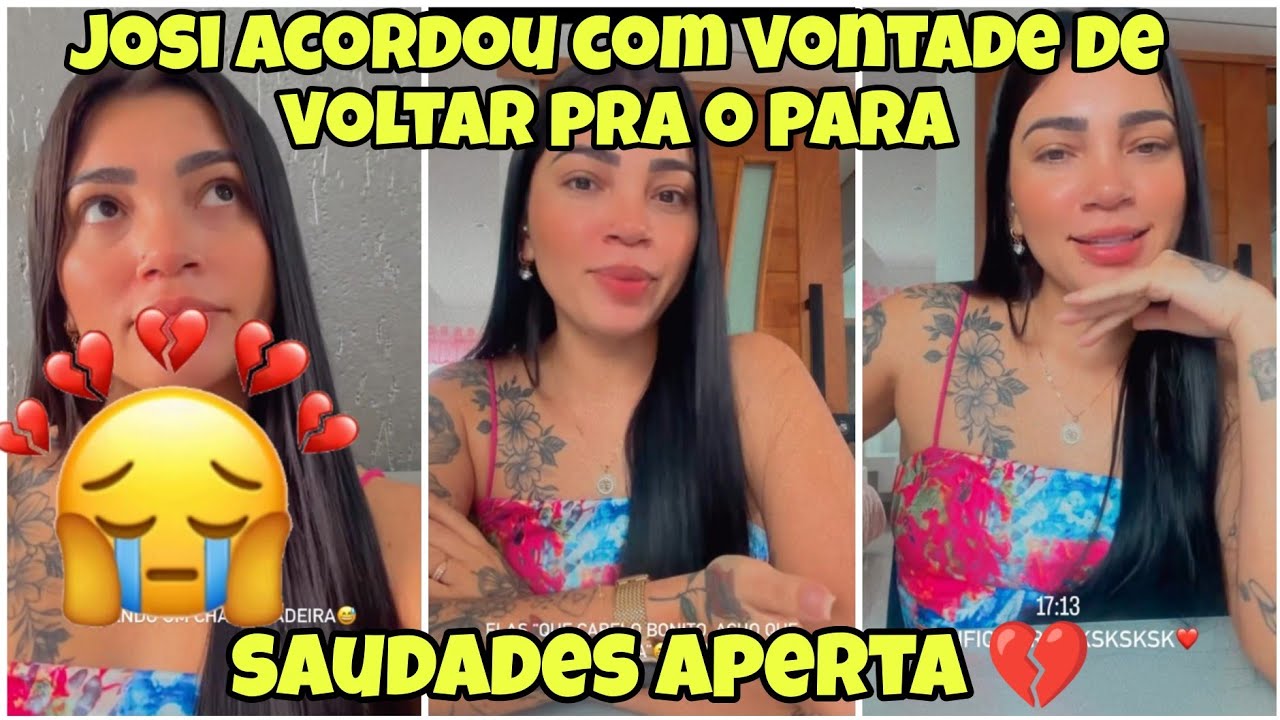 Josi Falou sobre casamento+ teve que ir ao cartório+ falib de volta pra o Pará 