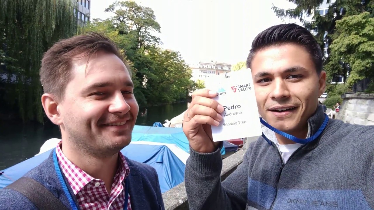 Winding Tree in Zug: Maksim Izmaylov and Pedro Anderson