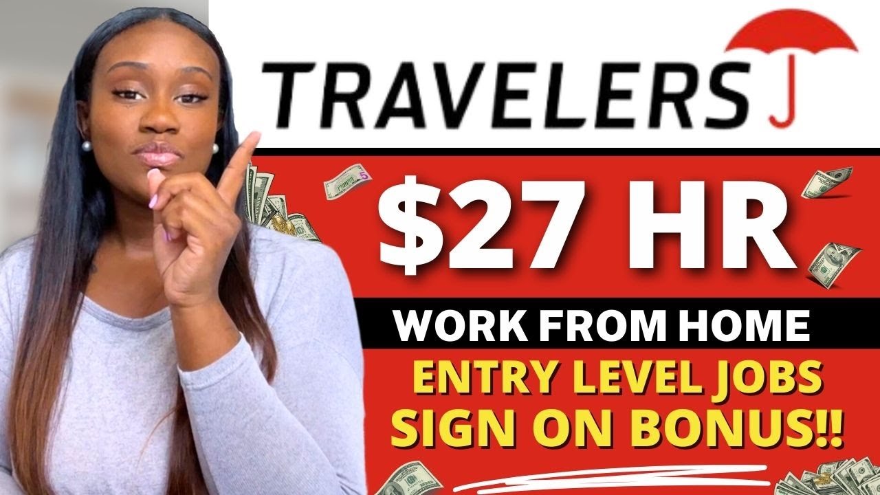 TRAVELERS Work From Home | Remote Jobs | Entry Level Remote Jobs Hiring Now