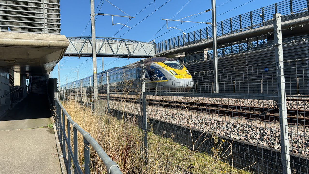 Eurostar, Southeastern and C2C Trains at Rainham on September 28th 2024