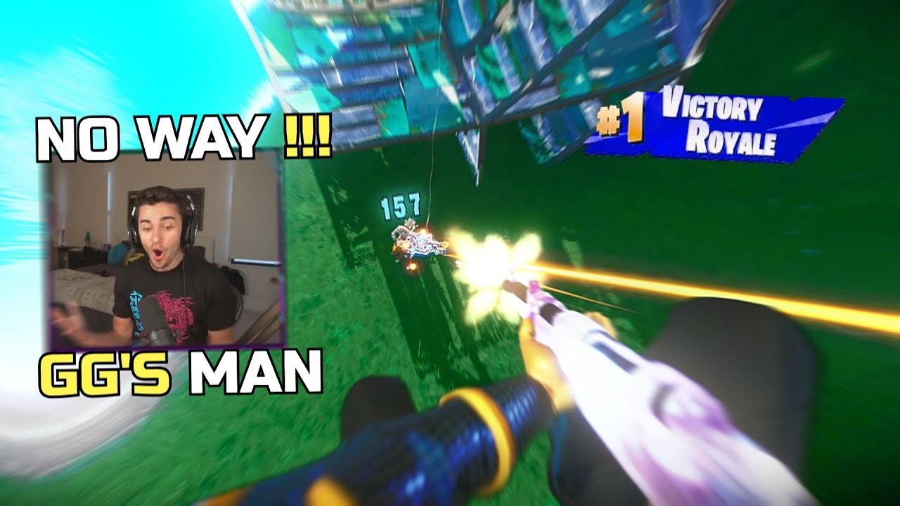 I TRICKSHOTTED this Fortnite Streamer WHILE he was LIVE! ... (embarrassing)