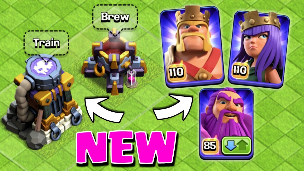 Hero Journey , New Hero Levels . Every Details of New Clash of Clans Update🔥