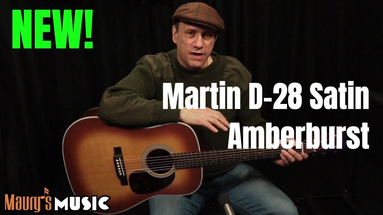 Martin Guitar D-28 Satin Amberburst DEMO  |  NEW for 2023!