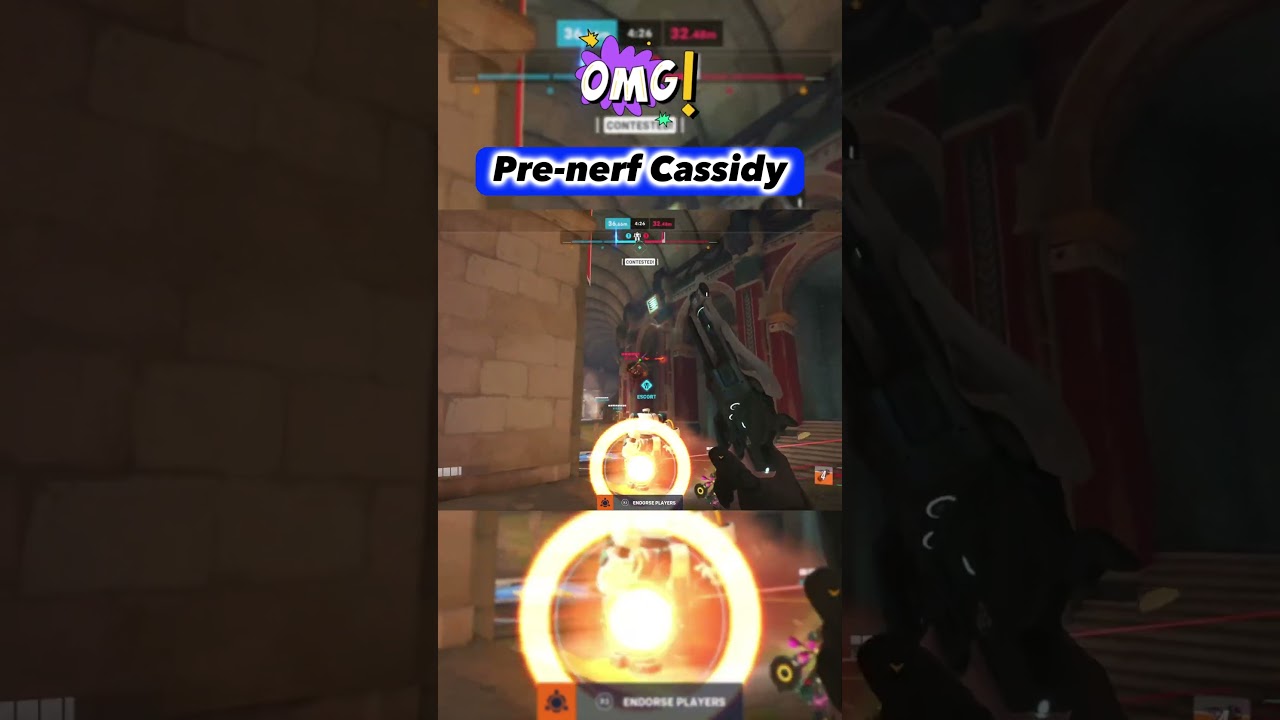 pre nerf cassidy #shorts #overwatch