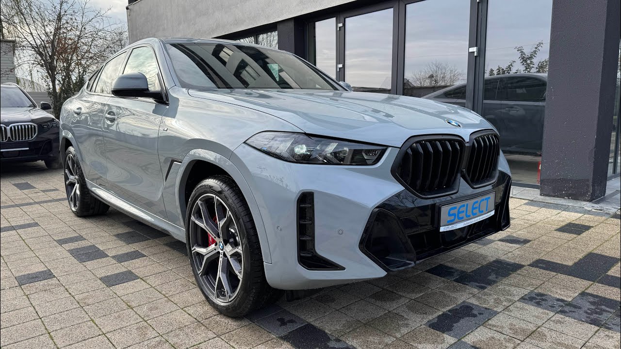 New 2025 BMW X6 xDrive30d Brooklyn Grey metallic BMW Individual  'Merino' Coffee