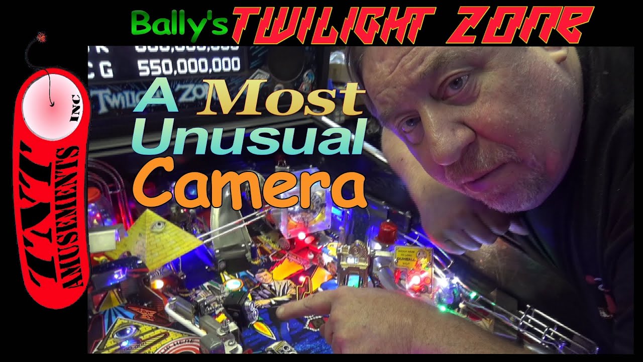 #1021 Bally TWILIGHT ZONE Pinball Machine with a MOST UNUSUAL CAMERA! TNT Amusements