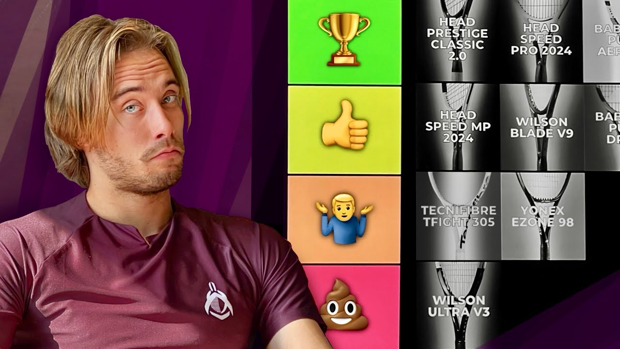 Legendary Rackets Ranked by a Pro Tennis Player