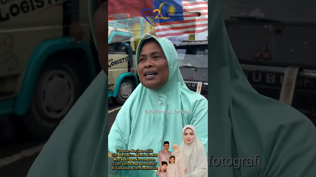 Siti Nurhaliza beri bantuan untuk rakyat tamiang Aceh, Indonesia | Yayasan Nurjiwa