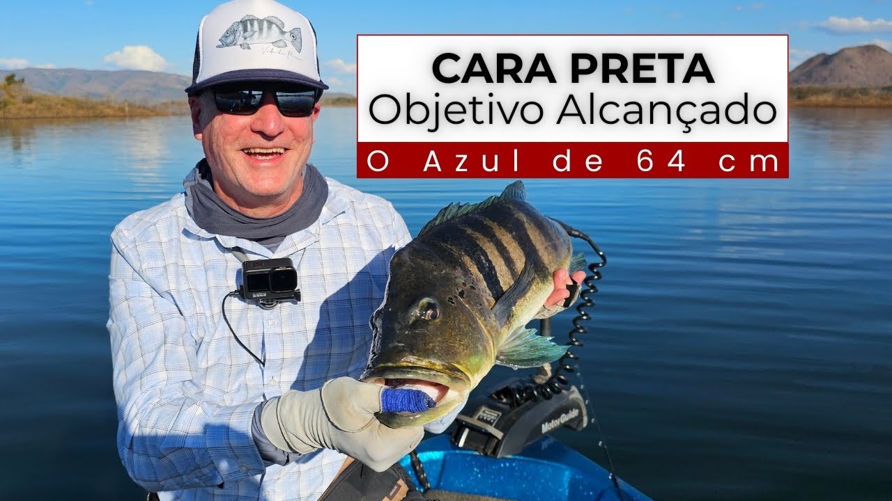 OBJETIVO ALCANÇADO – CARA PRETA | Tucunaré Azul de 64 cm #lazariflyfishing  #flyfishing