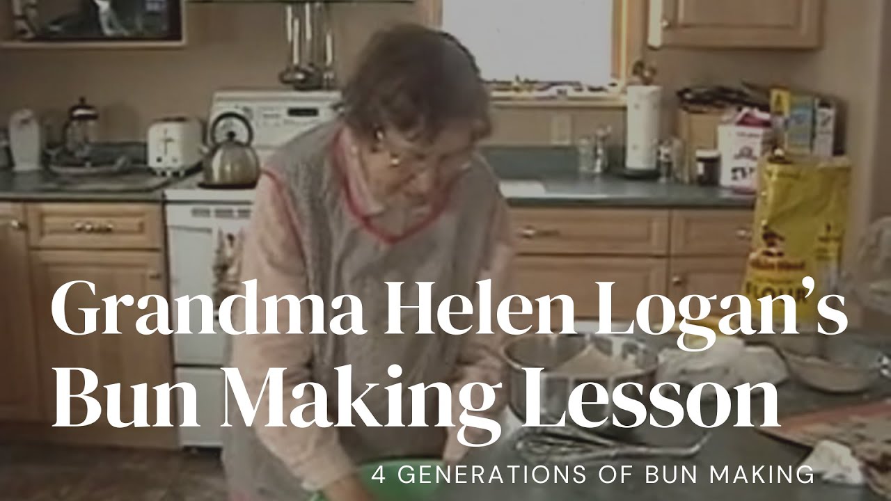 Bun and Bread Making Lesson with my Metis Grandma and Mom