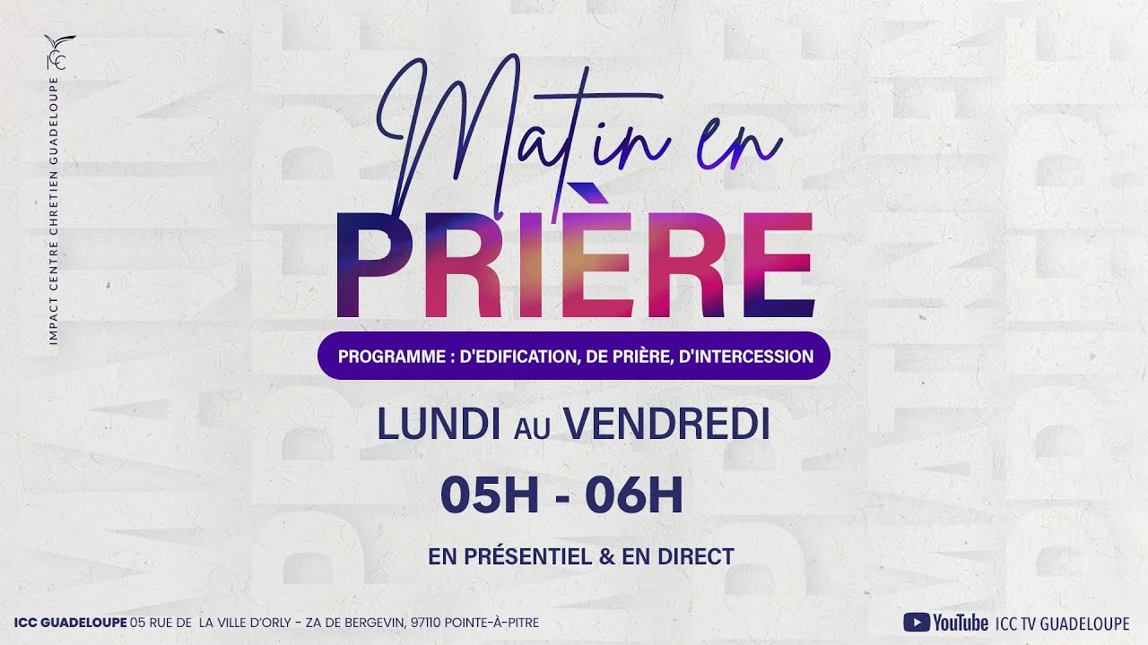 5 JOURS DE JEÛNE ET PRIÈRE - J1 - LUNDI 09 FÉVRIER 2026