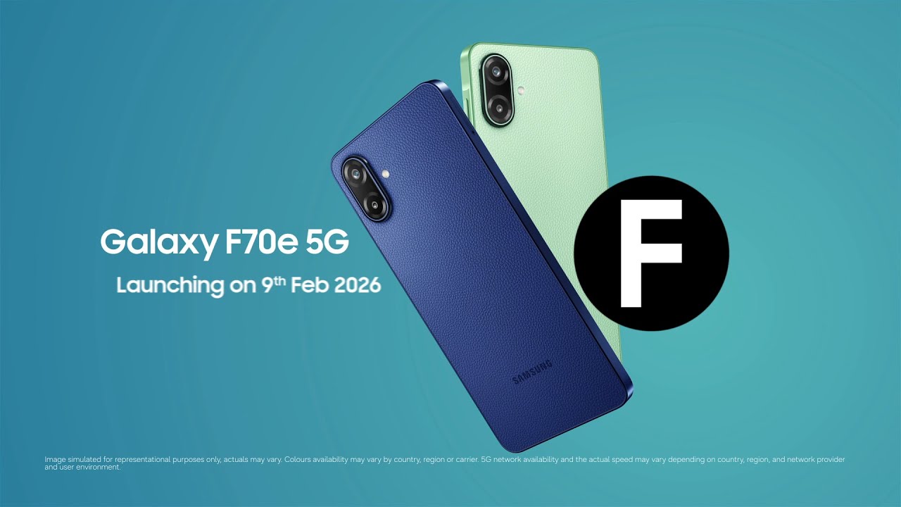 Introducing the new #GalaxyF70e 5G