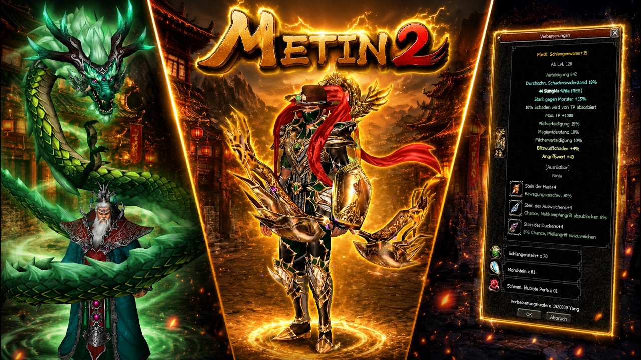 Metin2 Ruby | WAMS +15??? / DRACHENK&Ouml;NIG NAFAROTH / UVM [#32] Let&acute;s Play Metin2.de Vossi