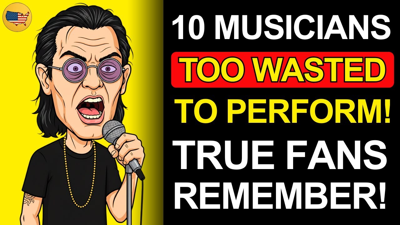 12 Musicians Too WASTED to Perform