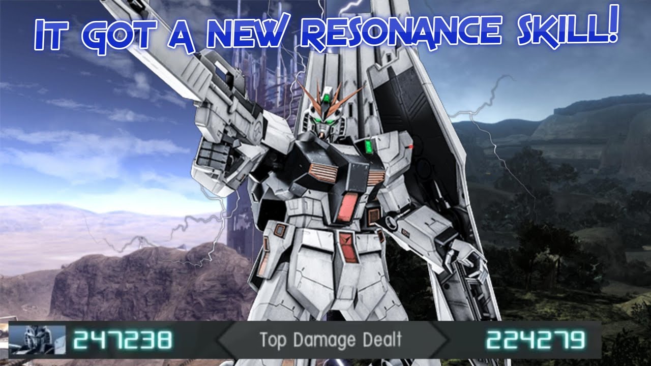 GBO2 Nu Gundam (Post-Buff): It got a new Psycho-Frame Resonance skill!
