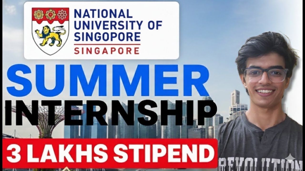 NUS Singapore IRIS Internship 2026 🇸🇬  Fully Funded Research Internship  Stipend + Free Stay