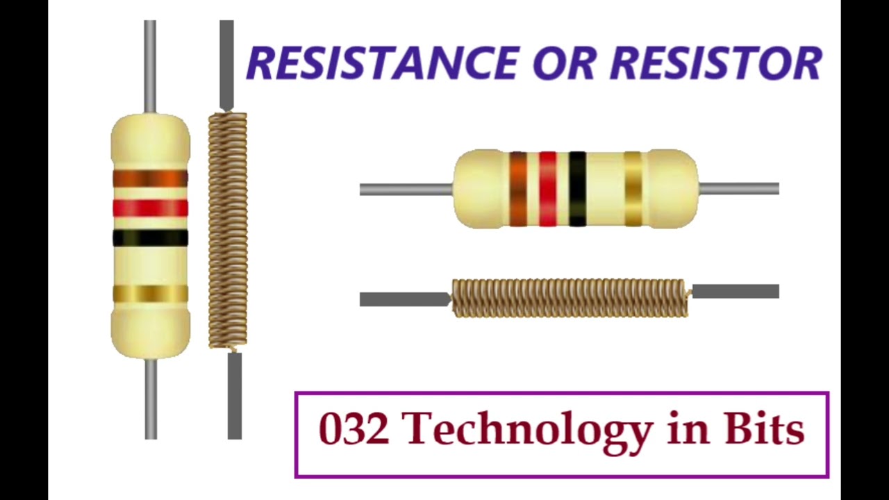 032i-WHAT IS A RESISTANCE OR RESISTOR?  (Tech. in Bits)