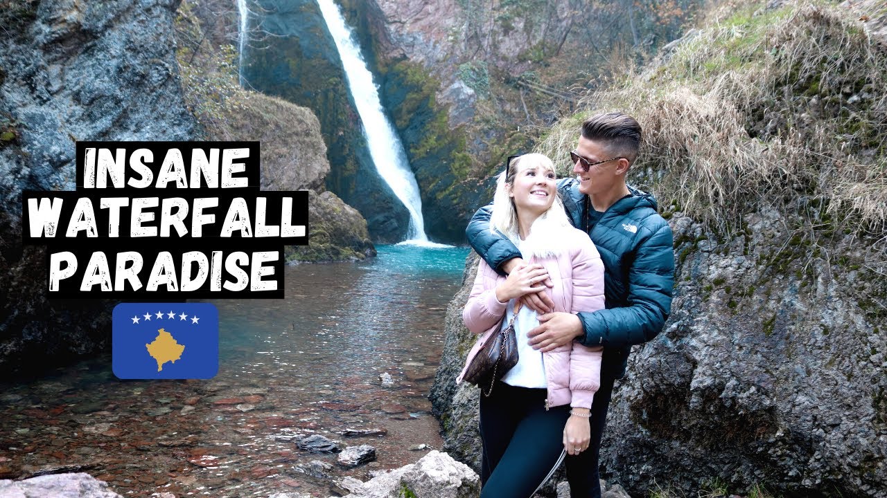 We Found PARADISE In KOSOVO! White Drin Waterfall, PEJA! The BEST Of KOSOVO!