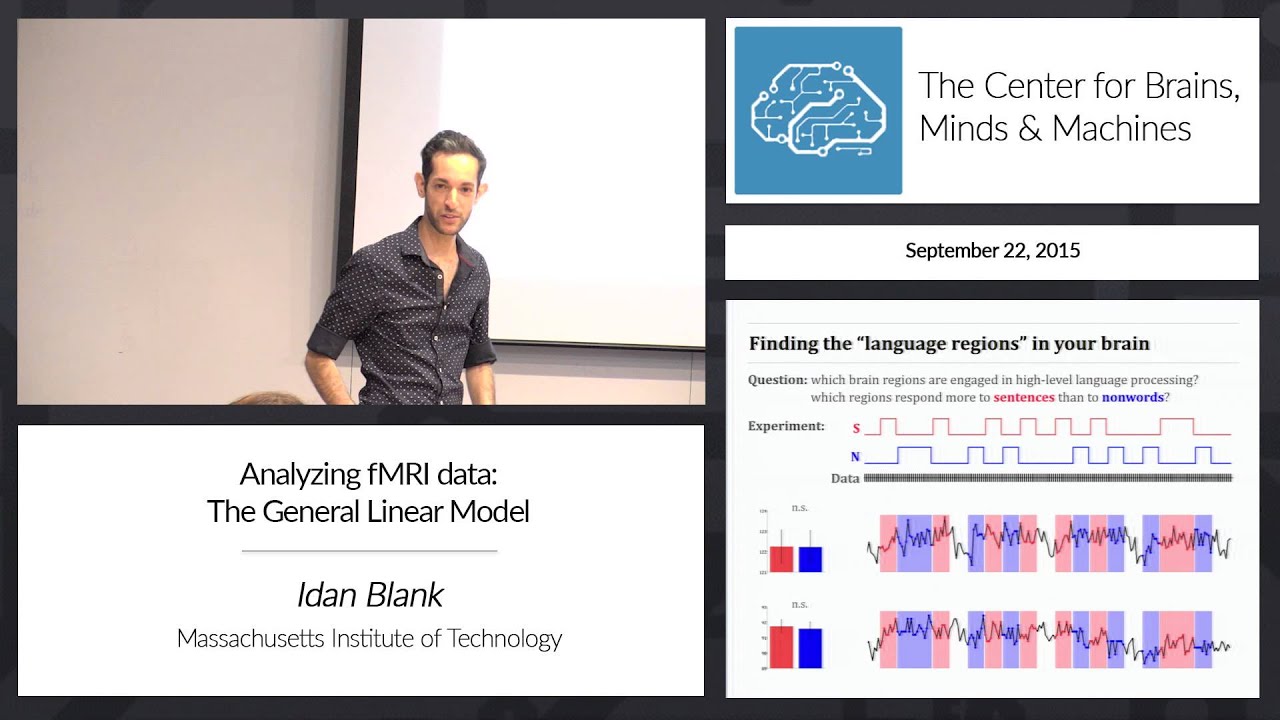 9.71 - 9-22-2015 - Idan Blank (part 2): Analyzing fMRI data: The General Linear Model