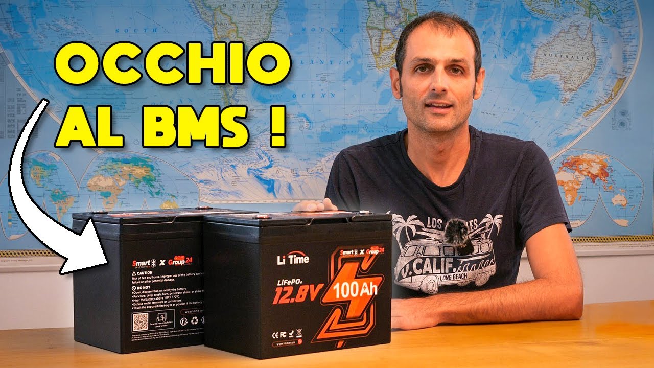 Batterie LiTime guaste o BMS in stand-by?🪫 12V 100A Smart con Bluetooth
