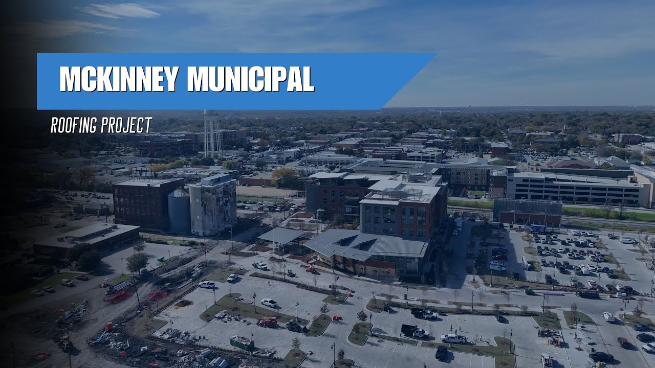 McKinney Municipal | TPO Roofing | Standing Seam Metal | McKinney, TX