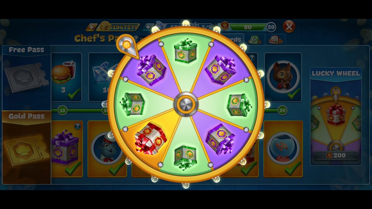Cooking Fever - New Upgrades Chef's Pass from Daily Quests(Old) ! Day20 & Weekly Orders