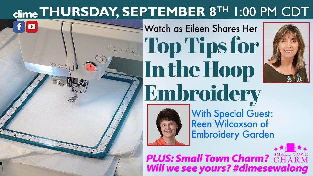 Top Tips for In the Hoop Embroidery | Between Friends