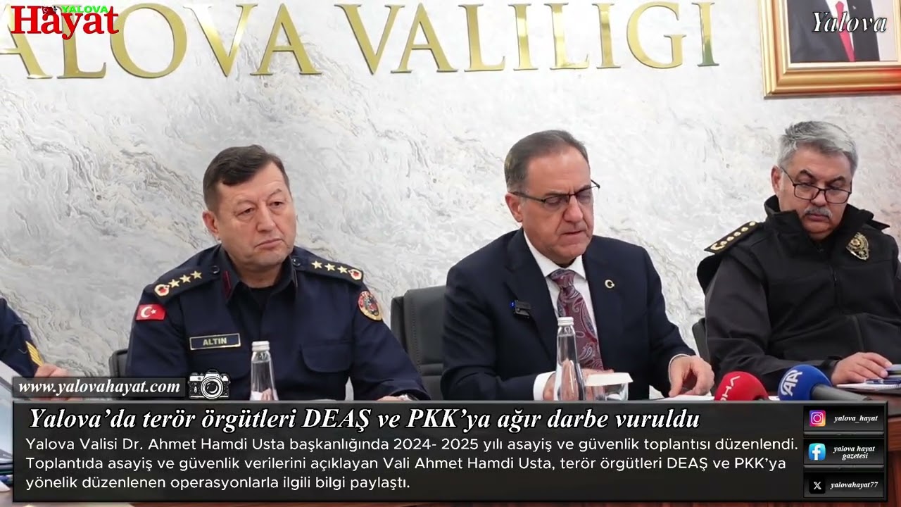 Yalova’da terör örgütleri DEAŞ ve PKK’ya ağır darbe vuruldu