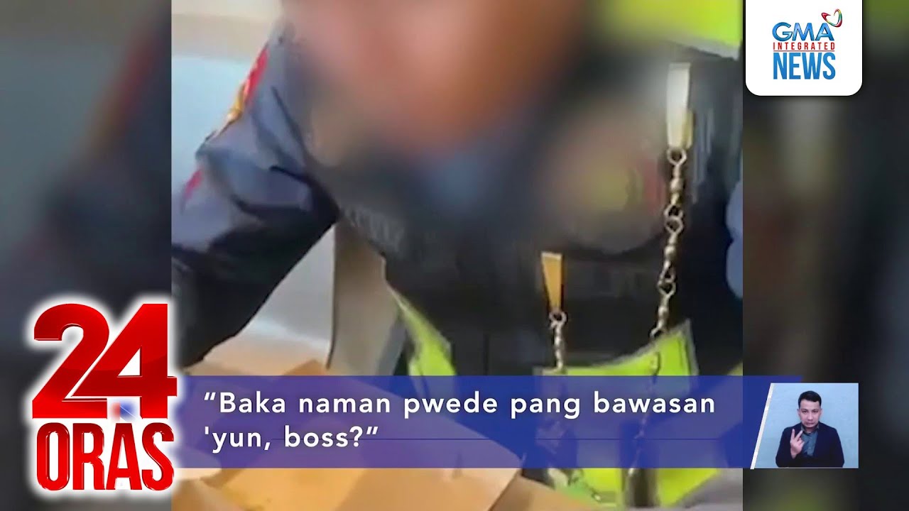 PNP-HPG Corporal, inireklamo dahil sa umano'y pangingikil ng P5,000 sa motorista;... | 24 Oras