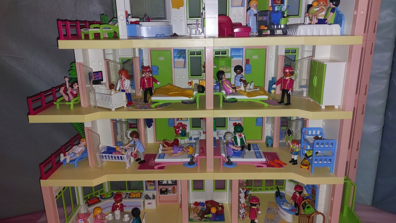 Презентация моего видеоотеля Playmobil на французском языке