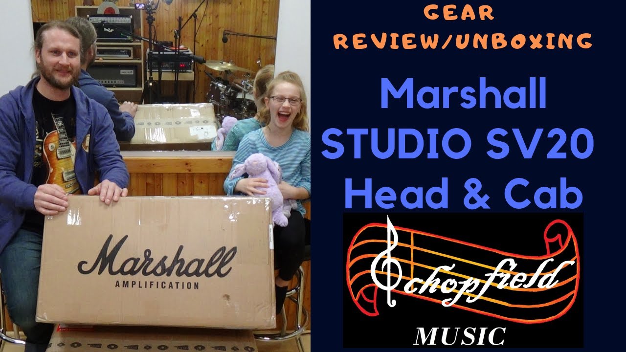 Marshall Studio Vintage SV20 Unboxing/Playing & Look Inside(Head & Cab) PART 1